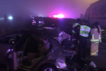 Így okoz tömegbalesetet a pokoli köd