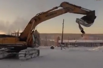 Az oroszoknál így néz ki egy vurstli -37 fokban