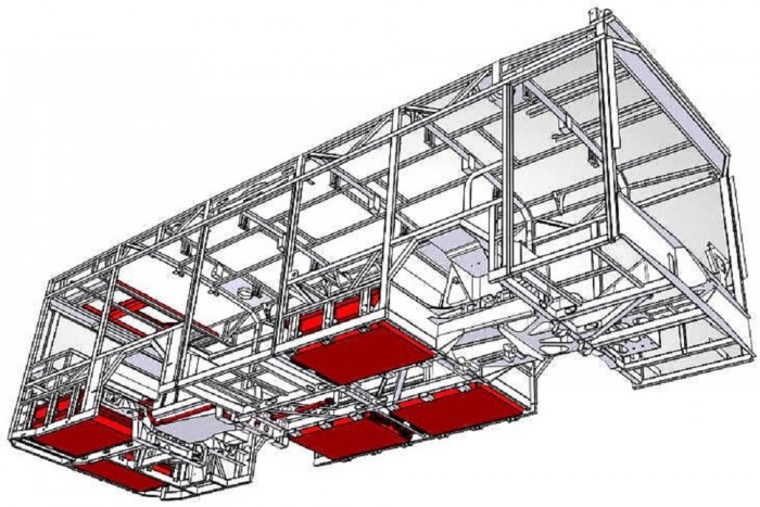 Ügyesen tüntették el az akkumulátorokat ebben a buszban 1