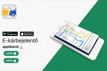 Vége a kék-sárga cetliknek, elindult a digitális kárbejelentő