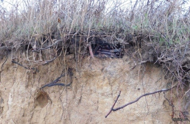 Második világháborús fegyverek kerültek elő a löszfalból 1