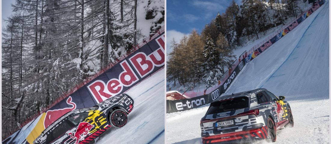 Sípályán ment fel az Audi villanyautója