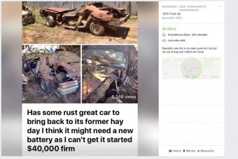 Ömlik az irónia ebből az használt autó hirdetésből