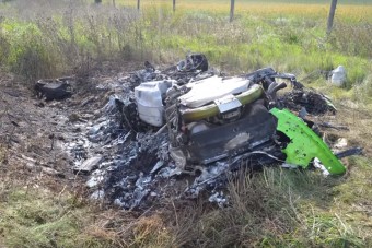 Már 6,3 millióan látták, ahogy egy Lamborghini szénné ég az M7-esen