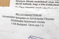 Aggasztó levél jött a Belügyminisztériumtól 2