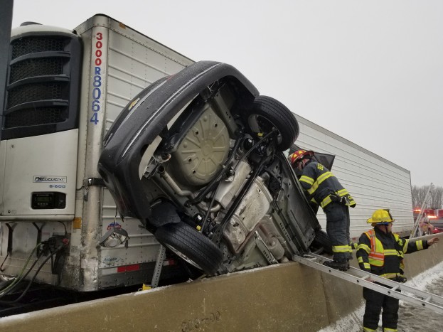 Fotókon a baleset, amelyet szinte lehetetlen volt súlyos sérülés nélkül megúszni, mégis ez történt 2