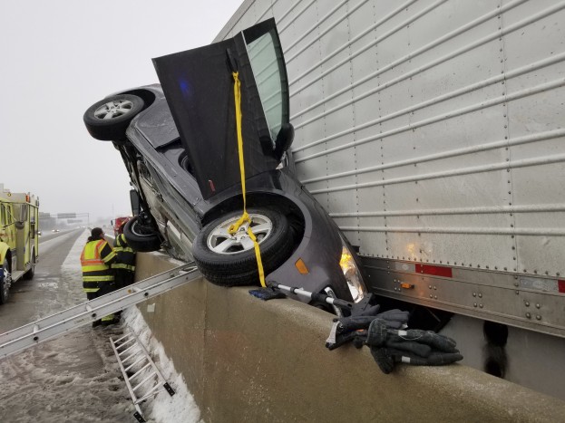 Fotókon a baleset, amelyet szinte lehetetlen volt súlyos sérülés nélkül megúszni, mégis ez történt 4