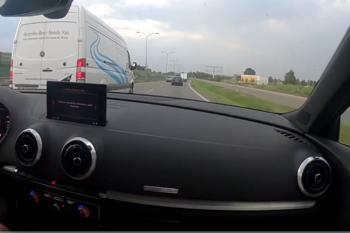 Fékteszttel büntetett a felbőszült audis, de kiakadt, amikor ugyanazt kapta