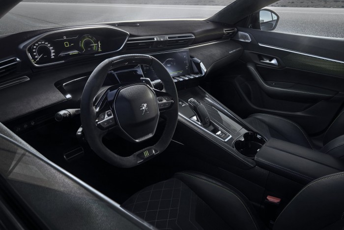 Erősebb, dögösebb a Peugeot hibrid sportszedán-tanulmánya 5