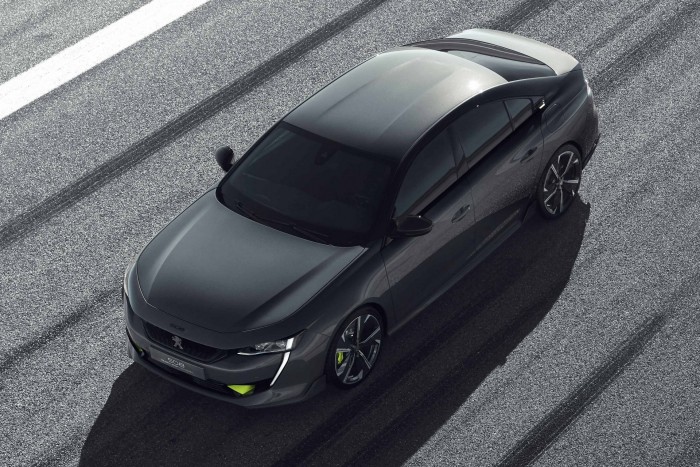 Erősebb, dögösebb a Peugeot hibrid sportszedán-tanulmánya 1