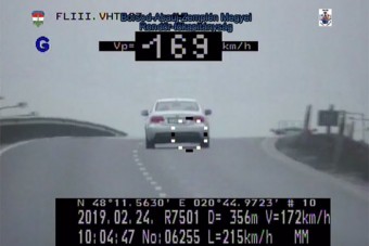 169-cel tépett a részeg gyorshajtó Borsodban