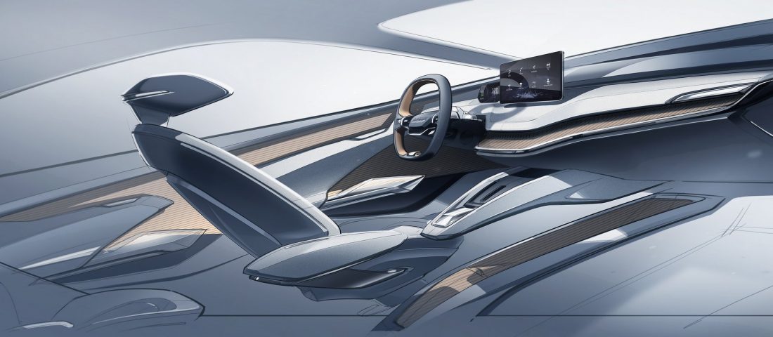 Futurisztikus műszerfalat ígér az elektromos Škoda