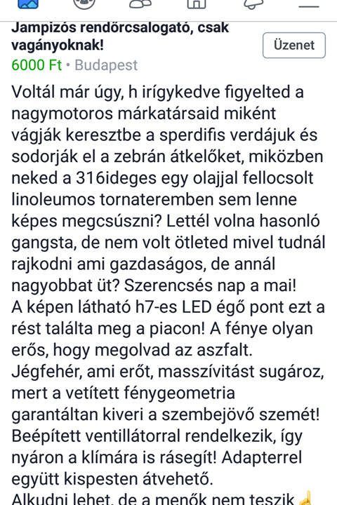 A nap hirdetésében ezúttal egy izzót próbálnak meg eladni 1