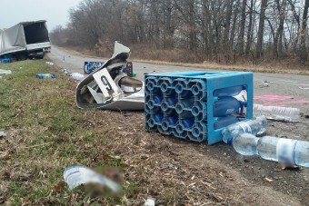 Képen a mélykúti halálos baleset