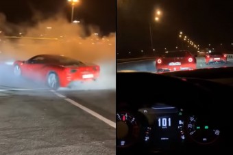 Illegális verseny Ferrarikkal és lövöldözés Nagyváradon, így mulatnak a helyi fiatalok