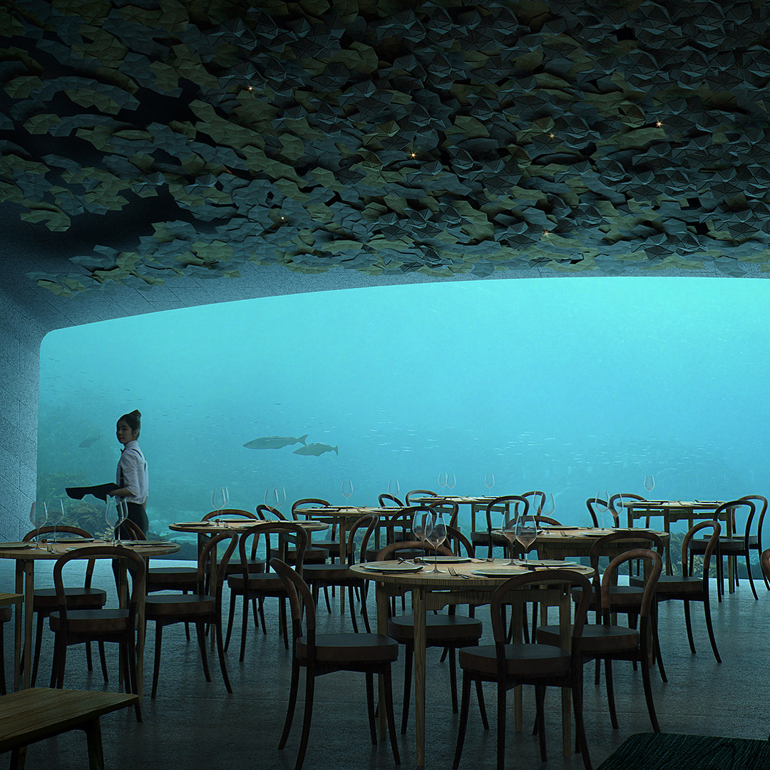 Lenyűgöző látványt nyújt Európa első víz alatti étterme 16