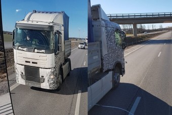 Lencsevégre kapták az új Volvo teherautókat