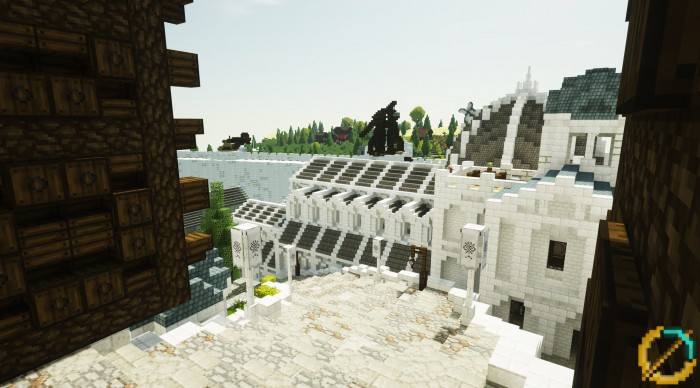 Kockákból rakták ki A gyűrűk ura helyszínét 3 | Vezess Kockákból rakták ki A gyűrűk ura helyszínét 3