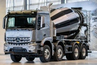 Digitális betonmixer a Mercedes-Benztől