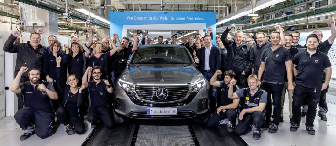 Már gyártják a Mercedes villanyautóját