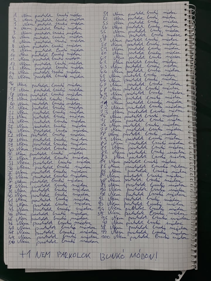 Tamás így büntette meg magát, amiért tuskó módon parkolt Budapesten 1 | Vezess Tamás így büntette meg magát, amiért tuskó módon parkolt Budapesten 1