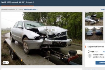 Csodás verset ihletett egy meggyötört hazai Audi, amely most eladó