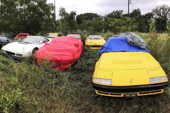 Megmenekül az elhagyott Ferrari-gyűjtemény