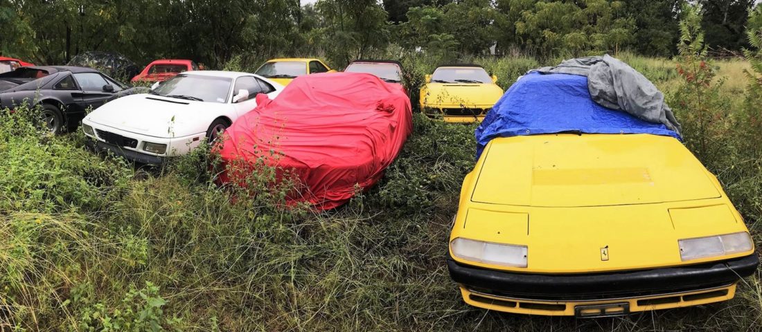 Megmenekül az elhagyott Ferrari-gyűjtemény