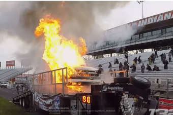 Felrobbant a pokoli erős dízel, de pörgött tovább
