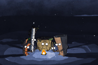 Ez a zseniális animáció mutatja, hogy öt fadarab sztorija is lehet túlélőhorror