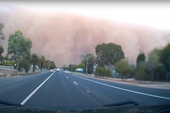 Még a videó is félelmetes, amin az ausztrál homokvihar látható