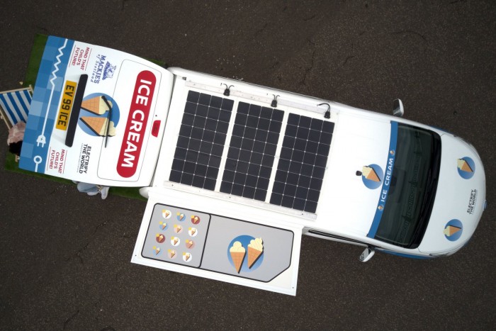 Villanybuszból árulják az ökofagylaltot 6