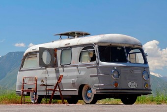 Visszarepít az 50-es évekbe ez a Porsche motoros lakóautó