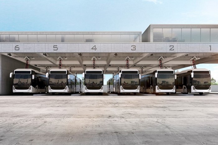 Automata áramszedővel is tölthetők az elektromos buszok