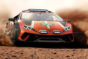 Sárba való szupersportautó a Lamborghinitől