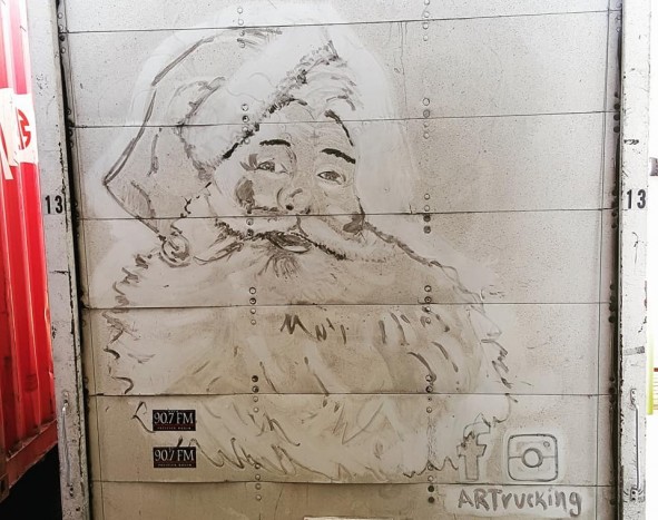 Lenyűgöző képeket kreál koszból ez a teherautó-sofőr 4