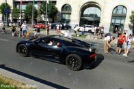 Budapesten cirkált az 1500 lóerős Bugatti Chiron 3