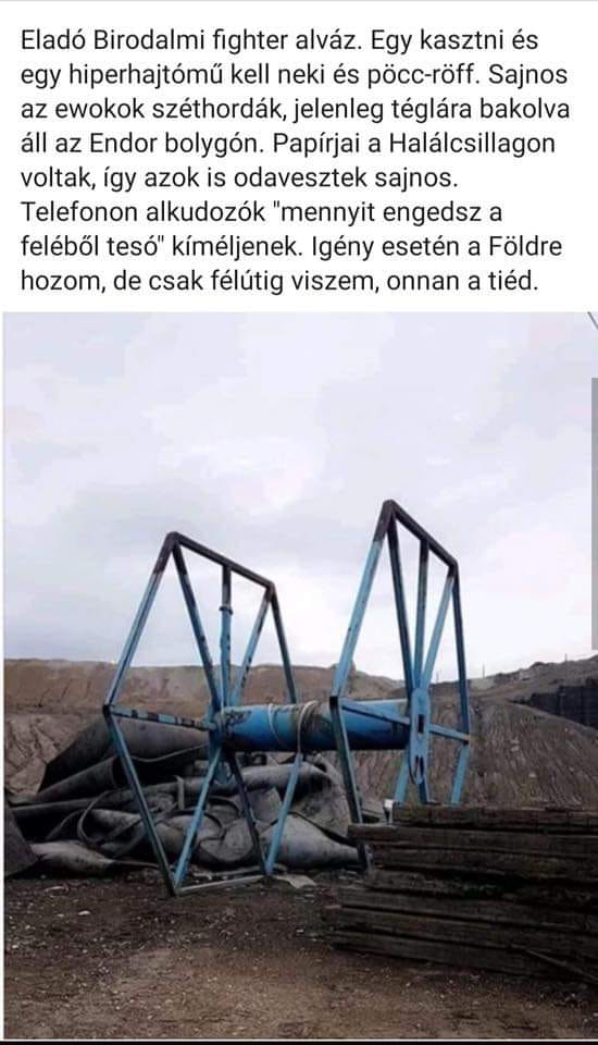 A nap hirdetése: legendás ócskavas egy messzi-messzi galaxisból 1