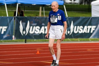 Új világcsúcsot állított fel a 96 éves futó