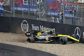 F1: Az aszfalton úszott el Hülkenberg dobogója
