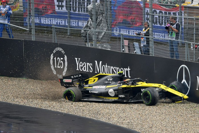 F1: Az aszfalton úszott el Hülkenberg dobogója