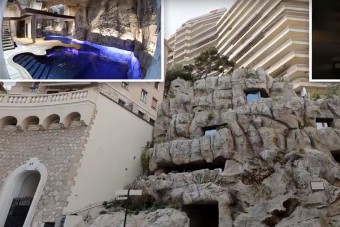 Luxusvillát faragtak egy sziklába