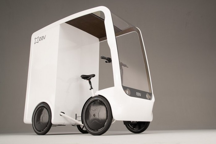 Ez a pedálos kisteherautó az ökofuvarosok álma