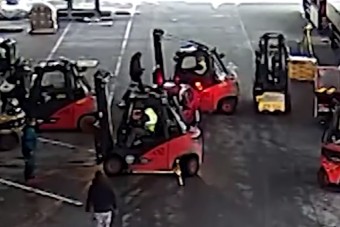 Targoncások tartották fel az autótolvajokat