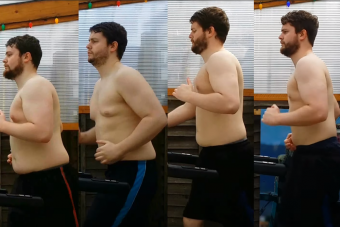 Bámulatos, mire képes a rendszeres futás egy 108 kilós testtel