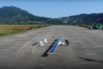 Pilóta nélküli, napelemes gépet tesztel Kína