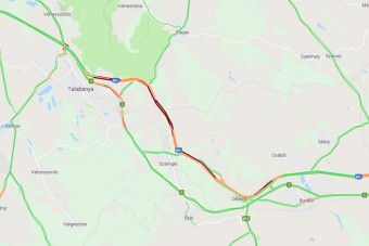 Ritka okból volt 20 km-es dugó az M1-esen