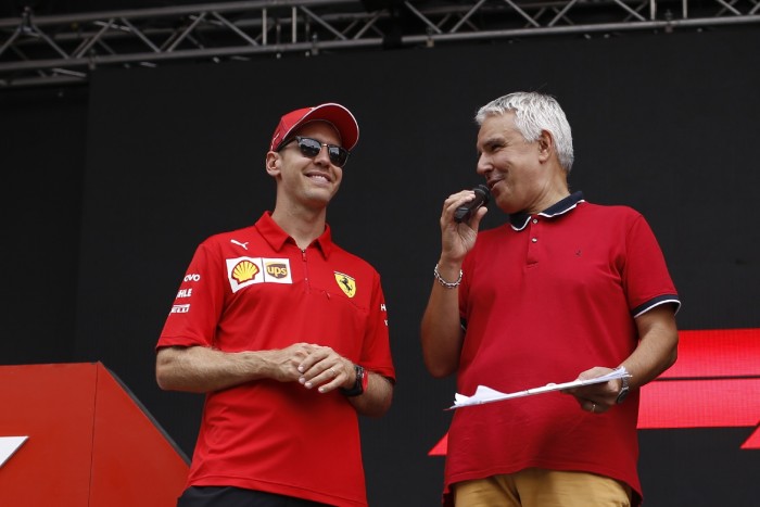 F1: Vettel újra nemesebbik testrészével viccelődött