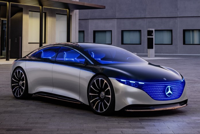Mercedes-Benz Vision EQS: Tele van csillagokkal