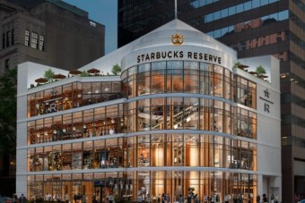 Hamarosan nyit a világ legnagyobb Starbucks-kávézója